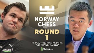 World 1 Magnus Carlsen vs World Champion Ding Liren Wholl Outshine Whom Norway Chess 2024 Rd 1 [upl. by Necyla901]