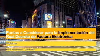 Factura Electrónica en España  Cumplimiento y Eficiencia según el Real Decreto de la Ley 182022 [upl. by Felecia]