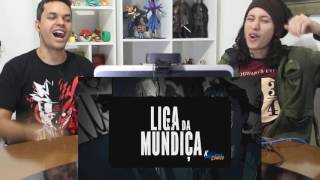 REACT Trailer Liga da Mundiça Paródia Redublagem Kuma Cômico [upl. by Adaline]