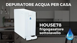 Depuratore Acqua per Casa HOUSE78 a microfiltrazione con rubinetto supplementare a 3 vie [upl. by Yaresed]