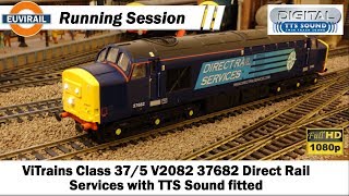 ViTrains Class 375 V2082 37682 Direct Rail Services with TTS Sound fitted [upl. by Inalan]