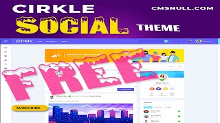 Cirkle – Social Networking WordPress Themecmsnull [upl. by Ynaitirb]