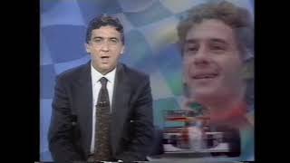 Galvão Bueno Emocionado Despedida Ayrton Senna Globo Reporter Especial Ayrton Senna 1994 [upl. by Ahsinna]