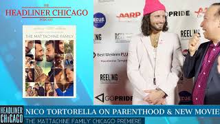 Nico Tortorella interview at Chicago premiere of The Mattachine Family movie on film amp parenthood [upl. by Carlock]