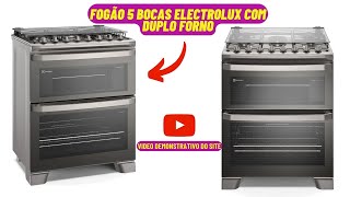 Review de uso do fogão Electrolux 76 GDX INOX [upl. by Nus]