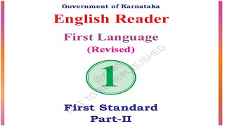 1st standard English Reader text book pdf part 2 first language [upl. by Donnie]