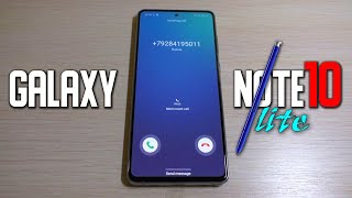 Samsung Galaxy Note10 Lite incoming call [upl. by Llednar]