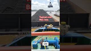 asisttugboatbatubarakapalshortvideo pelautpinggiran music activity [upl. by Salesin]