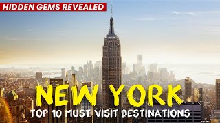 Top 10 MustVisit Destinations in New York City 🗽  Explore NYC with Touropiya Travels [upl. by Pitchford535]