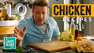 10 Chicken Recipes Dinners amp Ideas With Jamie Oliver [upl. by Kcirednek]