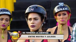 Mayra vs Julissa se rememora la vieja riña de estas competidoras [upl. by Atiloj]