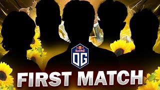 NEW OG TEAM FIRST OFFICIAL MATCH [upl. by Fiester]