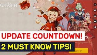 2 MUST DO Before amp After Update Global Update Countdown  Genshin Impact [upl. by Asila]