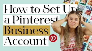 How to create a PINTEREST ACCOUNT for Business Tutorial  Pinterest Marketing Strategy 2020 [upl. by Kobe]