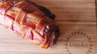 AFuegoAlto Receta Bacon Explosion [upl. by Analra]