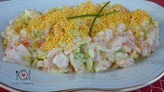 Cómo hacer Ensaladilla de Marisco  LHCY [upl. by Nnilsia]