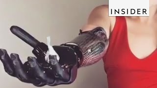 Model With a Bionic Arm Crushes Beauty Standards [upl. by Quince]