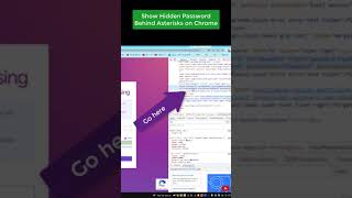How to Show Hidden Password Behind Asterisks on Chrome chromebrowser chrometrick [upl. by Faulkner152]