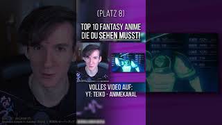 Top 10 Fantasy Anime die du SEHEN MUSST  Platz 8  Shorts anime animedeutsch [upl. by Solenne]