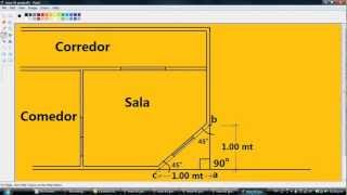 Drywall Collins Construye █▓▒░ Como hacer un trazo de 45 grados [upl. by Alisha545]