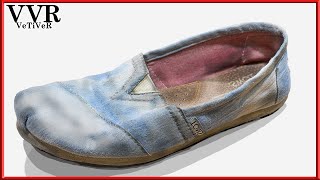 ASMR Clean amp Restore TOMS Cloud Shoes 4k [upl. by Aiyn]