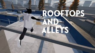 Rooftops amp Alleys smooth parkour line with slowmotion [upl. by Gagliano]