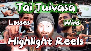 MMA GURU Reacts To Tai Tuivasa Getting HIGHLIGHT REEL FINISHES And Getting HIGHLIGHT REEL FINISHED [upl. by Hillie]