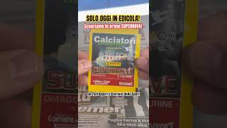 ⚠️ SOLO OGGI IN EDICOLA Prima bustina Calciatori Anteprima 2425 anteprima figurinepanini [upl. by Battista474]