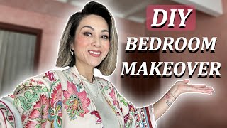 DIY Guest Bedroom Makeover Pink LimewashBudgetfriendly art  More 💫💗 [upl. by Etnemelc]