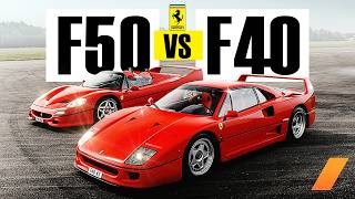 Ferrari F40 vs Ferrari F50 THRASHED Like Youve Never Seen Before [upl. by Soutor]