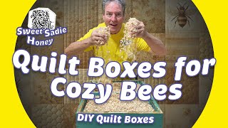 DIY Quilt Boxes for Beehives Keeping Bees Cozy All Winter [upl. by Otxis]