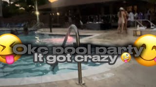 VLOG  ME amp SIS WENT TO SCISSORTAIL PARK  OKC POOL PARTY IT GOT SPICY ￼🥵 [upl. by Fawnia986]