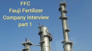 FFC fauji Fertilizer Company Limited Interview Questions [upl. by Neerhtak]