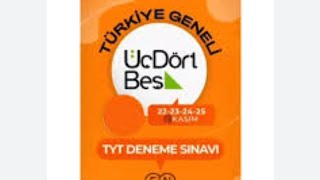 yks 345 TR GENELİ DENEME YORUMUM İLK PROVA [upl. by Enomyar112]