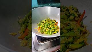 সবুজ রেখে সিম্পল ঢেঁড়স ভাজি রেসিপি  Dherosh Vaji Recipe  Bhindi recipe  Lakhi kitchen shots [upl. by Earleen]