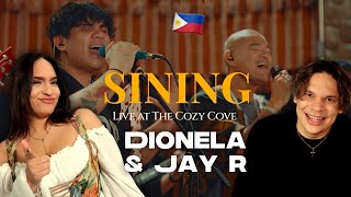 TOP NOTCH FILIPINO MUSIC Waleska amp Efra react to Sining Live at The Cozy Cove  Dionela ft Jay R [upl. by Gerrie]