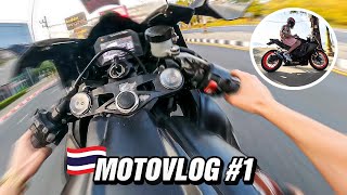 MOTOVLOG SA THAILANDA 1  CBR1000RR [upl. by Ellehcear]