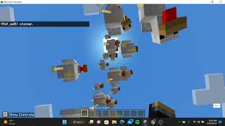 MineCraft Educational Edicion Microsoft MakeCode Basic Tutorial Chicken Rain [upl. by Kawasaki570]