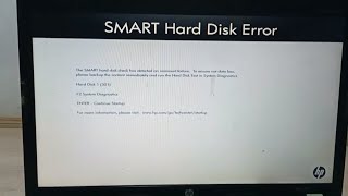 How To Fix Smart Hard Disk Error [upl. by Etterual]