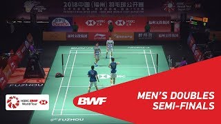 SF  MD  GIDEONSUKAMULJO INA 1 vs LIUZHANG CHN 3  BWF 2018 [upl. by Washburn649]