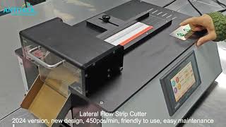 How To Use Lateral Flow Strip Cutter 2024 Version450pcsMin Test Strip Cutter For Rapid Test Making [upl. by Micro]