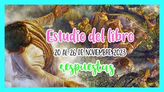 respuestas para el estudio bíblico de la congregación  Semana del 20 al 26 de noviembre 2023 [upl. by Binah]