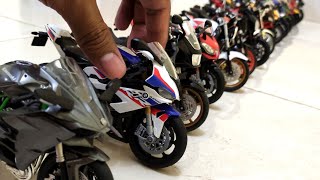 Diecast Model Motorcycles 112 Scale Various Brands Model Motorcycles [upl. by Adnaw]