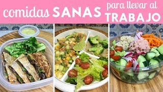 Comidas sanas y fáciles para llevar al trabajo  Cocina de Addy [upl. by Aisetal]