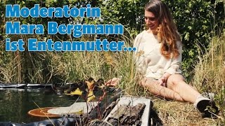 WDRModeratorin Mara Bergmann kümmert sich um Entenküken auf ihrer Dachterrasse [upl. by Sharman]