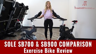 Sole SB700 vs SB900 Exercise Bike Review Comparison [upl. by Nylatsyrc196]