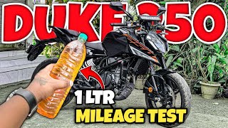 New duke 250 gen 3 mileage test  Duke 250 mileage test [upl. by Aerbma]