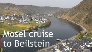 GERMANY Mosel river cruise to Beilstein village from Cochem [upl. by Ladnar]