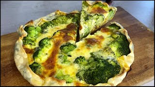 TARTA de BROCOLI SALUDABLE [upl. by Priestley]