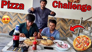 Pizza🍕 Eating Challenge Between Hammad and Waseem😃😋 [upl. by Jenn]